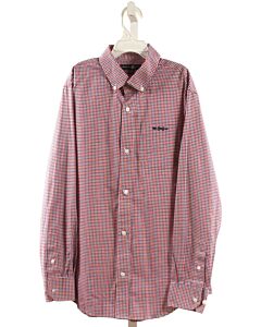 BROWN BOWEN & COMPANY  RED  PLAID  DRESS SHIRT
