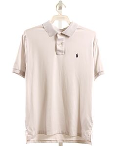 POLO BY RALPH LAUREN  WHITE    KNIT SS SHIRT