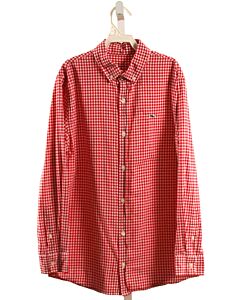 VINEYARD VINES  RED  GINGHAM  DRESS SHIRT