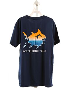 SOUTHERN TIDE  NAVY   PRINTED DESIGN T-SHIRT