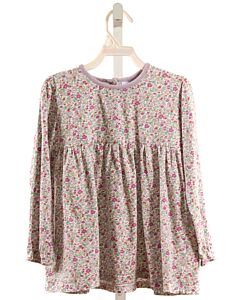 EYELET & IVY  PURPLE  FLORAL  KNIT LS SHIRT