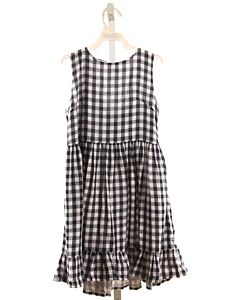 GABBY  NAVY  GINGHAM  DRESS