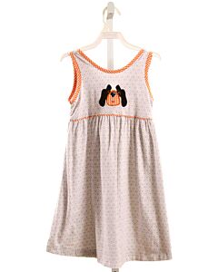 JUST BLANKS  GRAY   APPLIQUED KNIT DRESS