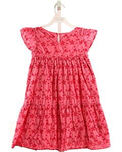 BISBY BY LITTLE ENGLISH  HOT PINK EYELET   DRESS