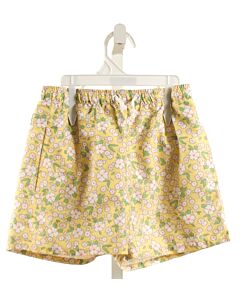 LITTLE ENGLISH  YELLOW  FLORAL  SWIM TRUNKS