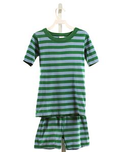 HANNA ANDERSSON  GREEN KNIT STRIPED  LOUNGEWEAR