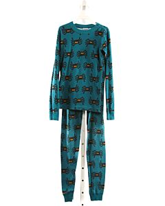 HANNA ANDERSSON  BLUE KNIT  PRINTED DESIGN LOUNGEWEAR