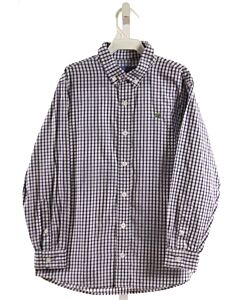 J. BAILEY  NAVY  WINDOWPANE  DRESS SHIRT