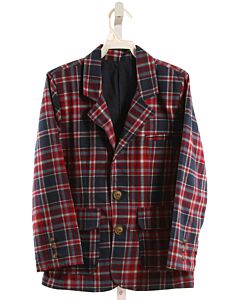 BELLA BLISS  NAVY  PLAID  BLAZER
