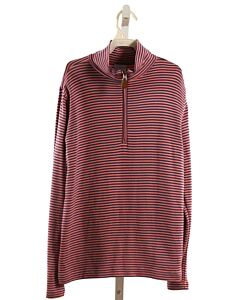BELLA BLISS  PINK  STRIPED  PULLOVER