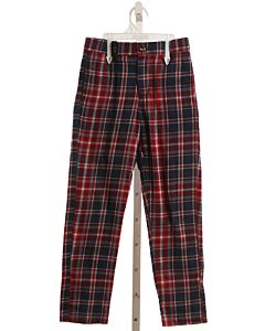 BELLA BLISS  NAVY  PLAID  PANTS