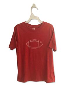 MONAG  RED   PRINTED DESIGN T-SHIRT