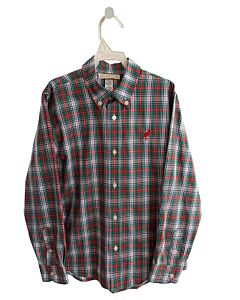 THE BEAUFORT BONNET COMPANY  GREEN  PLAID  DRESS SHIRT