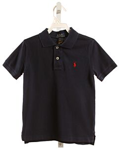 POLO BY RALPH LAUREN  NAVY PIQUE   KNIT SS SHIRT
