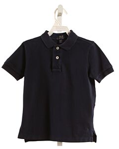 POLO BY RALPH LAUREN  NAVY PIQUE   KNIT SS SHIRT
