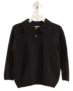LA COQUETA  NAVY WOOL   SWEATER