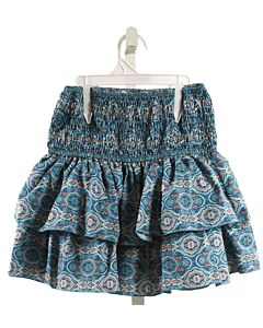 MEETXTIGER  BLUE  PAISLEY SMOCKED SKORT