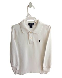 POLO BY RALPH LAUREN  WHITE    DRESS SHIRT