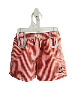 POLO BY RALPH LAUREN  ORANGE  STRIPED  SWIM TRUNKS