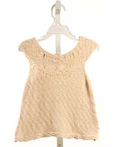 ZARA  IVORY KNIT   SLEEVELESS SHIRT