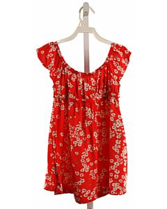 ROXY  RED  FLORAL  DRESS
