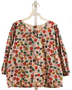 PINK CHICKEN MULTI-COLOR PRINTED DESIGN SHIRT-LS