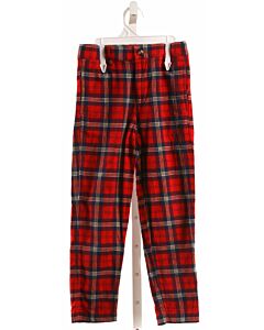 BELLA BLISS  RED  PLAID  PANTS