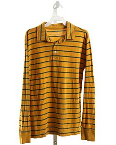 CREWCUTS  MUSTARD  STRIPED  KNIT LS SHIRT