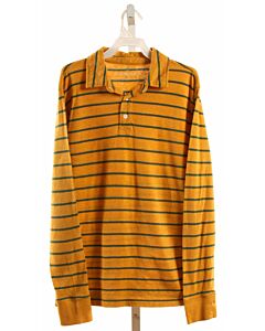 CREWCUTS  MUSTARD  STRIPED  KNIT LS SHIRT