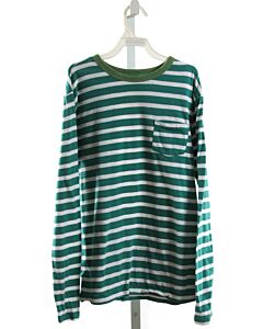 CREWCUTS  GREEN  STRIPED  KNIT LS SHIRT