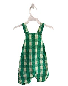 HANNA ANDERSSON  GREEN  GINGHAM  SHORTALL