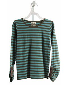 MATILDA JANE  BLUE  STRIPED  KNIT LS SHIRT