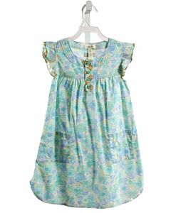 MATILDA JANE  AQUA  FLORAL  DRESS