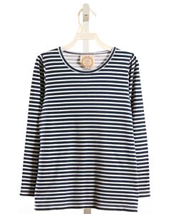 THE BEAUFORT BONNET COMPANY  BLUE KNIT   KNIT LS SHIRT
