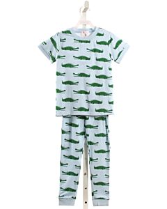 ELIZA JAMES  BLUE KNIT  PRINTED DESIGN LOUNGEWEAR