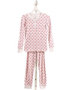 ROBERTA ROLLER RABBIT  PINK KNIT  PRINTED DESIGN LOUNGEWEAR