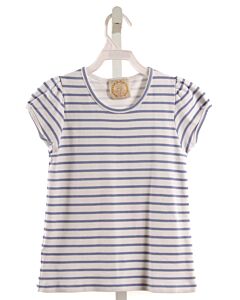 THE BEAUFORT BONNET COMPANY  BLUE  STRIPED  KNIT SS SHIRT