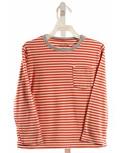 MINI BODEN  RED  STRIPED  KNIT LS SHIRT
