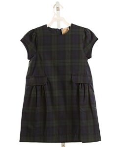 THE BEAUFORT BONNET COMPANY  FOREST GREEN  PLAID  PARTY DRESS