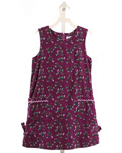 LILLY PULITZER  PURPLE CORDUROY FLORAL  DRESS