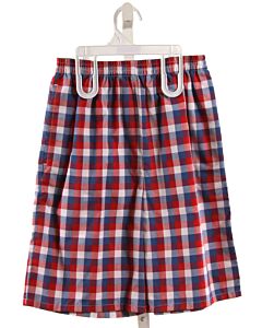 KELLY'S KIDS  MULTI-COLOR  GINGHAM  SHORTS