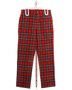 VINEYARD VINES  RED  PLAID  PANTS