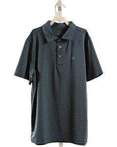 VINEYARD VINES  BLUE  STRIPED  KNIT SS SHIRT