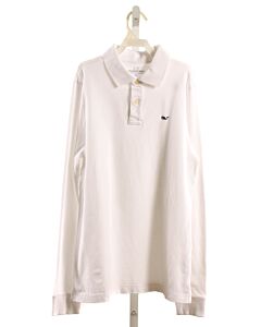 VINEYARD VINES  WHITE    KNIT LS SHIRT