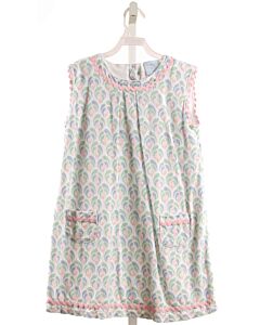 BELLA BLISS  MULTI-COLOR    KNIT DRESS WITH RIC RAC