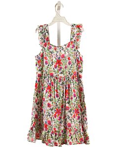 EGG  WHITE  FLORAL  DRESS