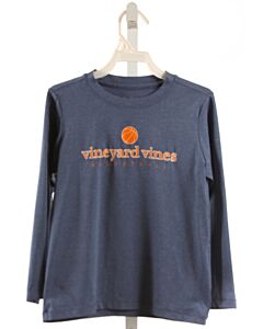 VINEYARD VINES  BLUE  PRINT  KNIT LS SHIRT