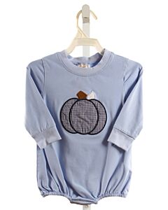 BUSY BEES SMOCKS  BLUE    KNIT LS SHIRT
