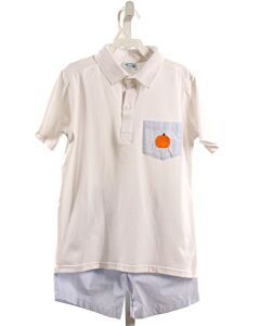 SOUTHERN TATERS  BLUE KNIT STRIPED  2-PIECE OUTFIT