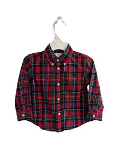 RALPH LAUREN  RED  PLAID  DRESS SHIRT